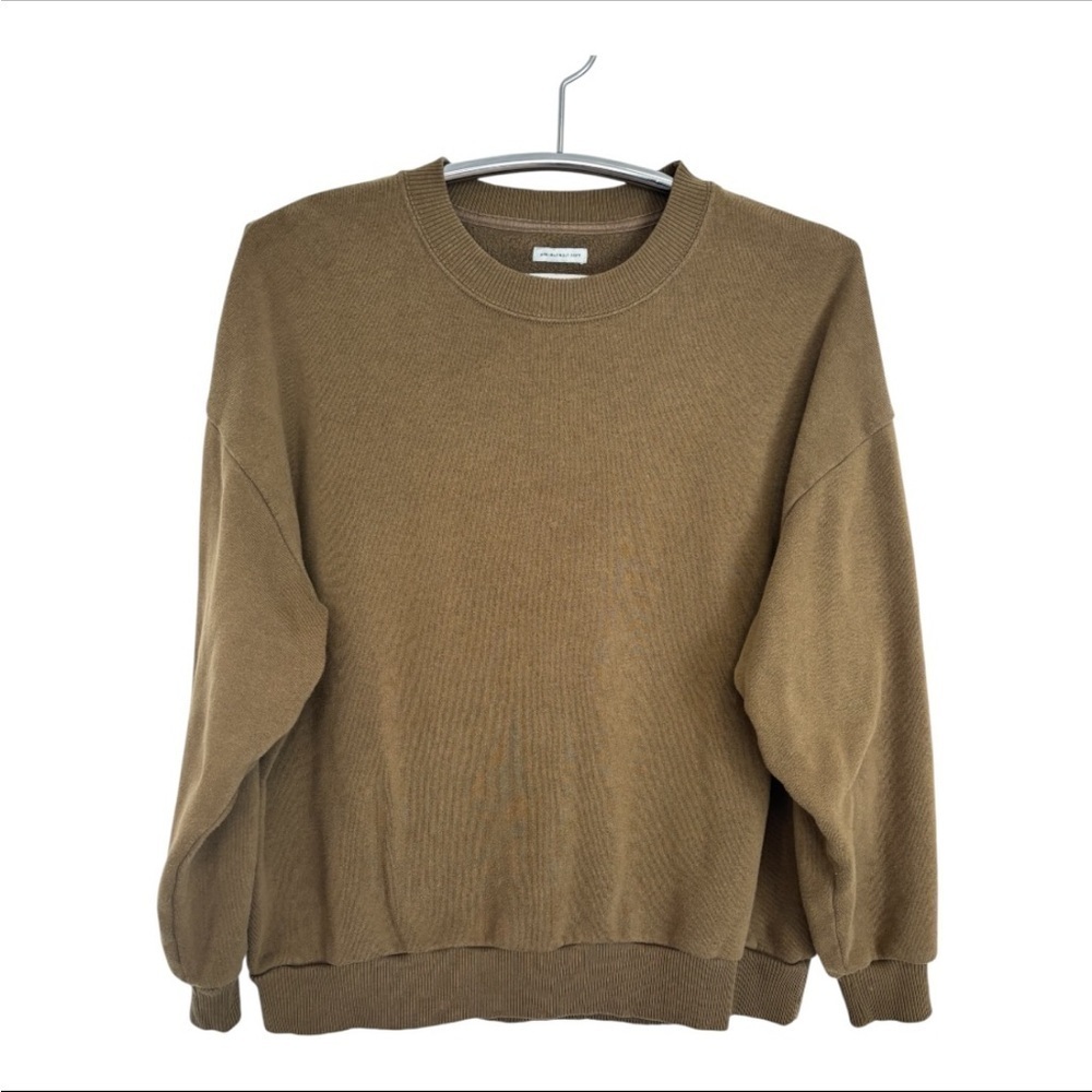 American Eagle Outfitters Brown Crewneck Sweater